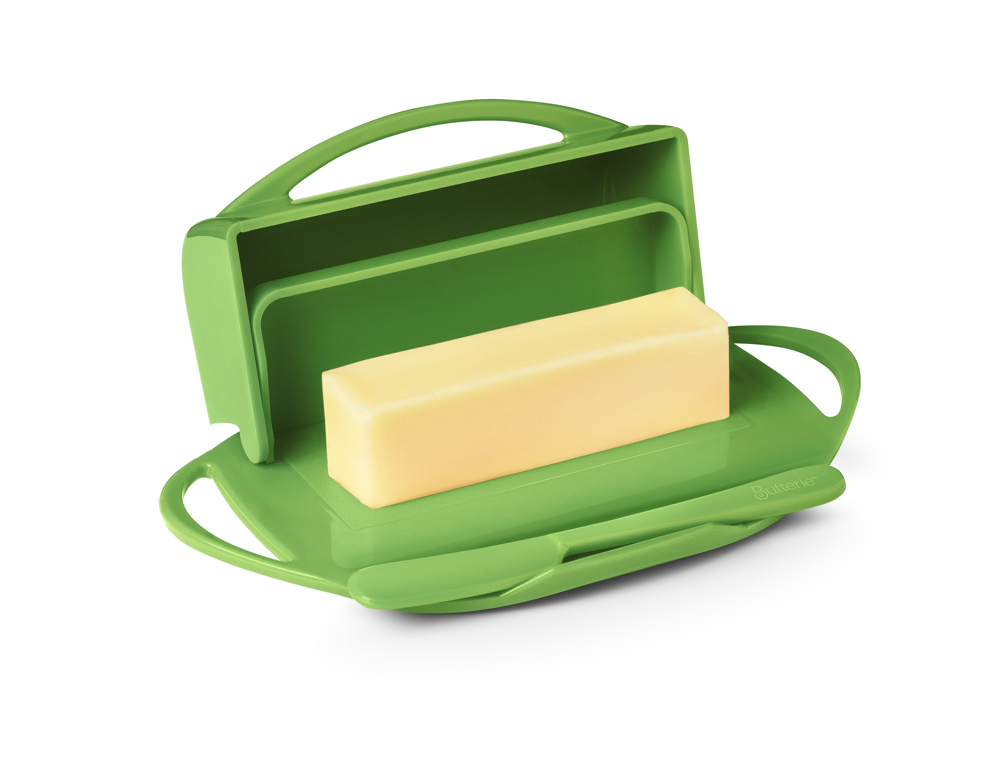 Butter Dish with Attached Flip-Top Lid – Butterie