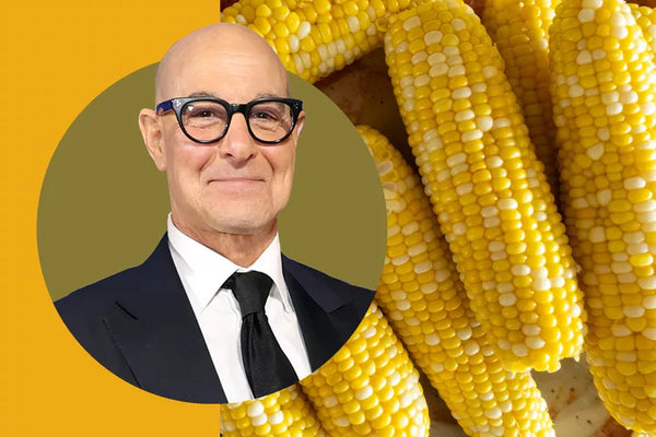 Stanley Tucci’s Genius Corn Buttering Trick You Need to Try