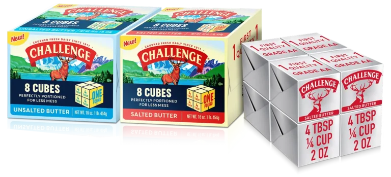 A New Take on Butter: Individually Wrapped Cubes from Challenge Butter