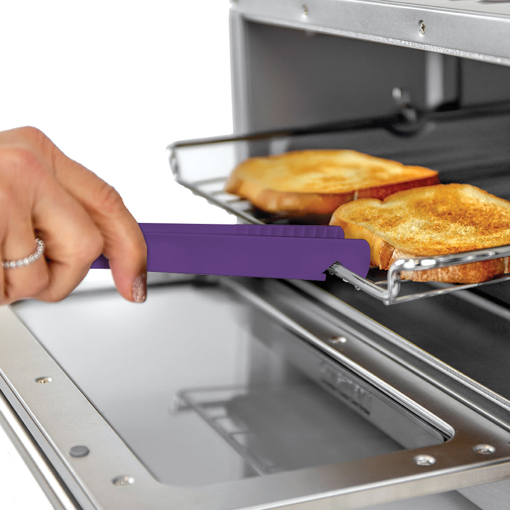 4-Piece Breakfast Set with Flip-Top Butter Dish, Spreader, Toaster Tongs, and Spatula