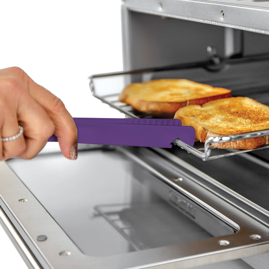 4-Piece Breakfast Set with Flip-Top Butter Dish, Spreader, Toaster Tongs, and Spatula