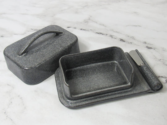 Porcelain Mess-Free Butter Dish