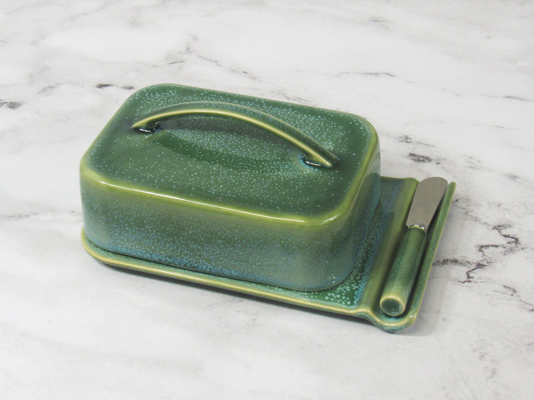 Porcelain Mess-Free Butter Dish