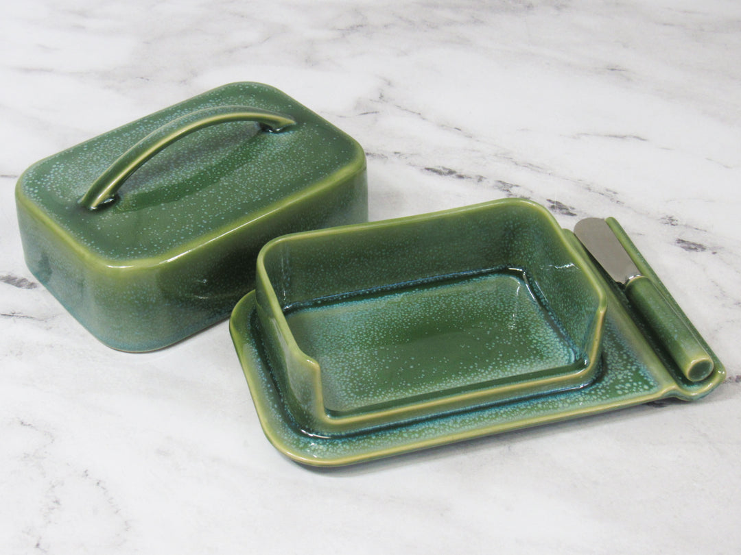 Porcelain Mess-Free Butter Dish