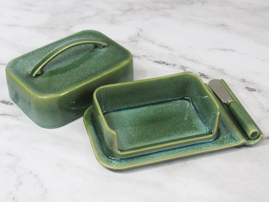 Porcelain Mess-Free Butter Dish