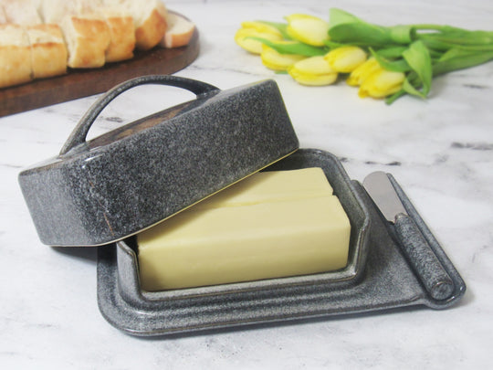 Porcelain Mess-Free Butter Dish
