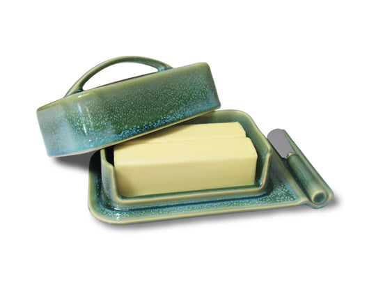 Porcelain Mess-Free Butter Dish