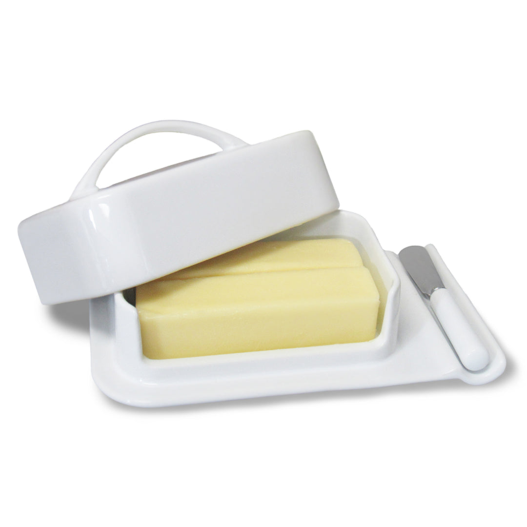 White Porcelain Butterie