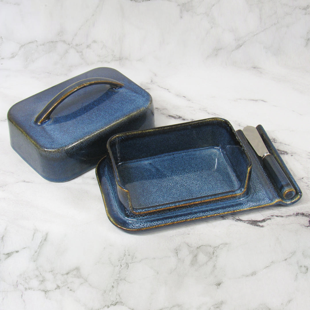 Navy Porcelain Butterie