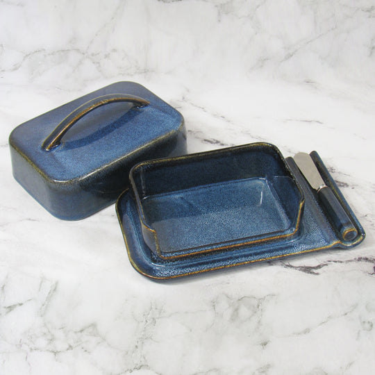 Navy Porcelain Butterie