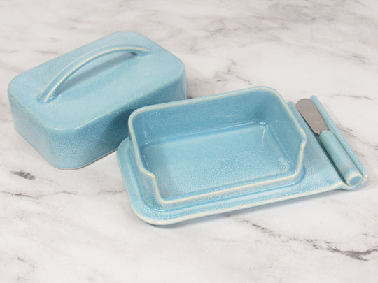 Porcelain Mess-Free Butter Dish