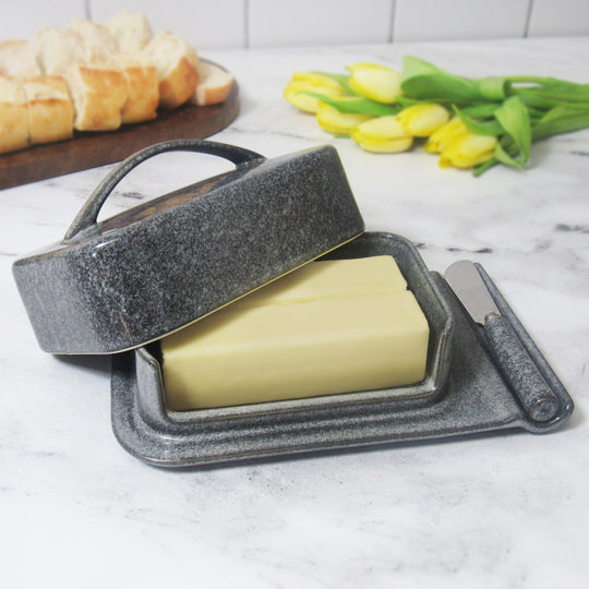 Gray Porcelain Butterie