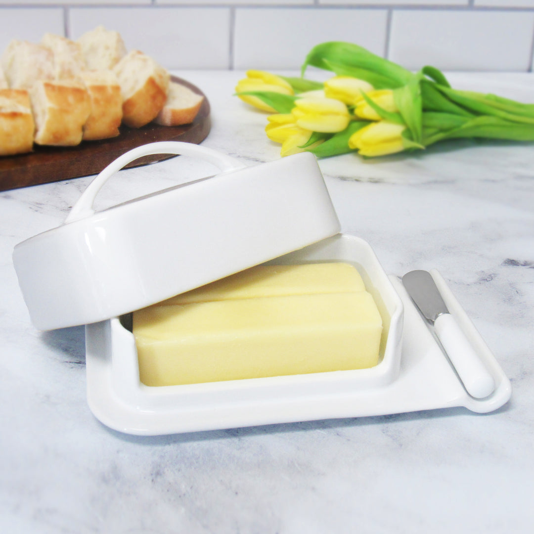 White Porcelain Butterie