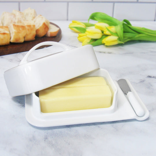 White Porcelain Butterie