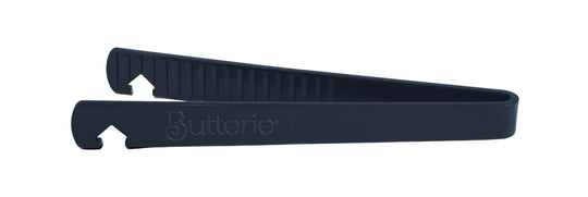 Toaster Tongs with Integrated Oven Rack Pusher/Puller