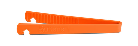 Toaster Tongs with Integrated Oven Rack Pusher/Puller