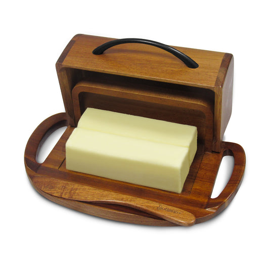 Acacia Wood Butter Spreader/Knife for Butterie Flip-Top Butter Dish Cradle