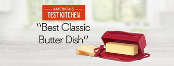 Butterie, The Original Flip-Top Butter Dish