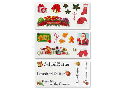 Holiday Decal Stickers (Non-Adhesive)
