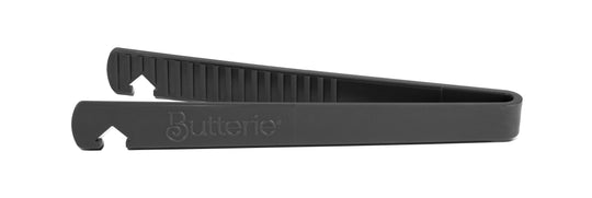 Toaster Tongs with Integrated Oven Rack Pusher/Puller